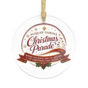Acrylic Christmas Parade Ornament — Festive Holiday Tree Decoration
